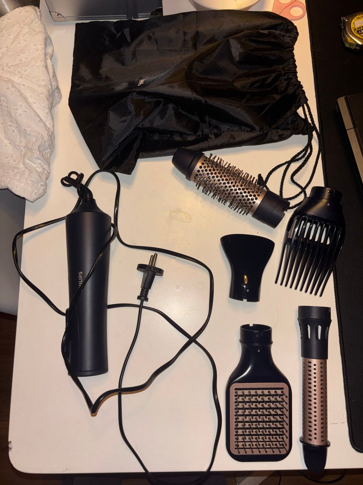 Philips 5000 series haarstyler met diverse opzetstukken, Witgoed en Apparatuur, Ophalen of Verzenden, Zo goed als nieuw, Haarverzorging