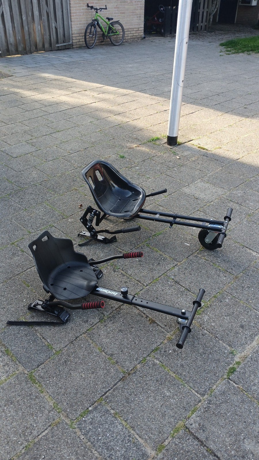 2 Hoverboard Karts: 1x met vering, 1x zonder vering, Ophalen of Verzenden, Zo goed als nieuw, Overige typen