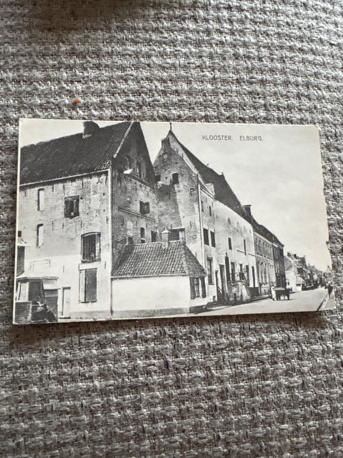 Fotokaart briefkaart Klooster Elburg, Verzamelen, Ansichtkaarten | Nederland, Ophalen of Verzenden, Voor 1920, Ongelopen, Gelderland