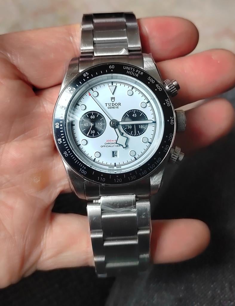 Horloge Black Bay chrono Panda, Sieraden, Tassen en Uiterlijk, Horloges | Heren, Ophalen of Verzenden, Nieuw, Staal, Overige merken