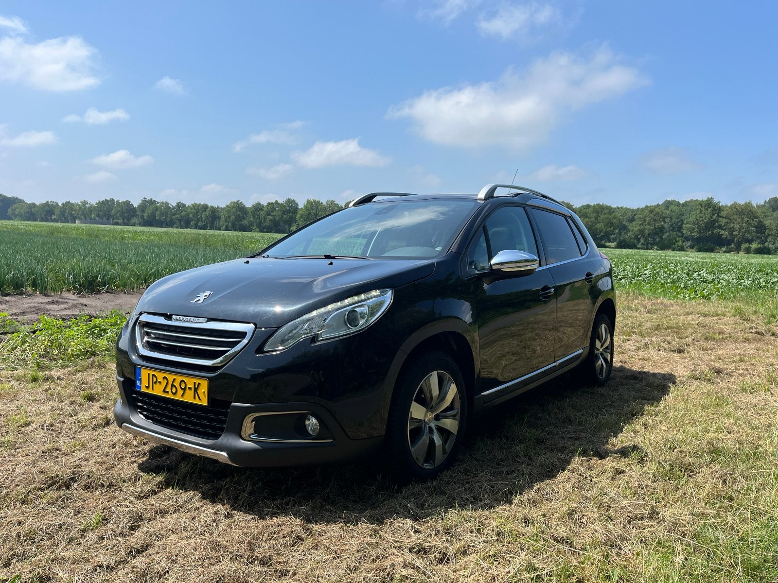 Peugeot 2008 1.2 E-vti 60KW Etg5 2016 Zwart, Auto's, 450 kg, 40 €/maand, 1199 cc, 770 kg