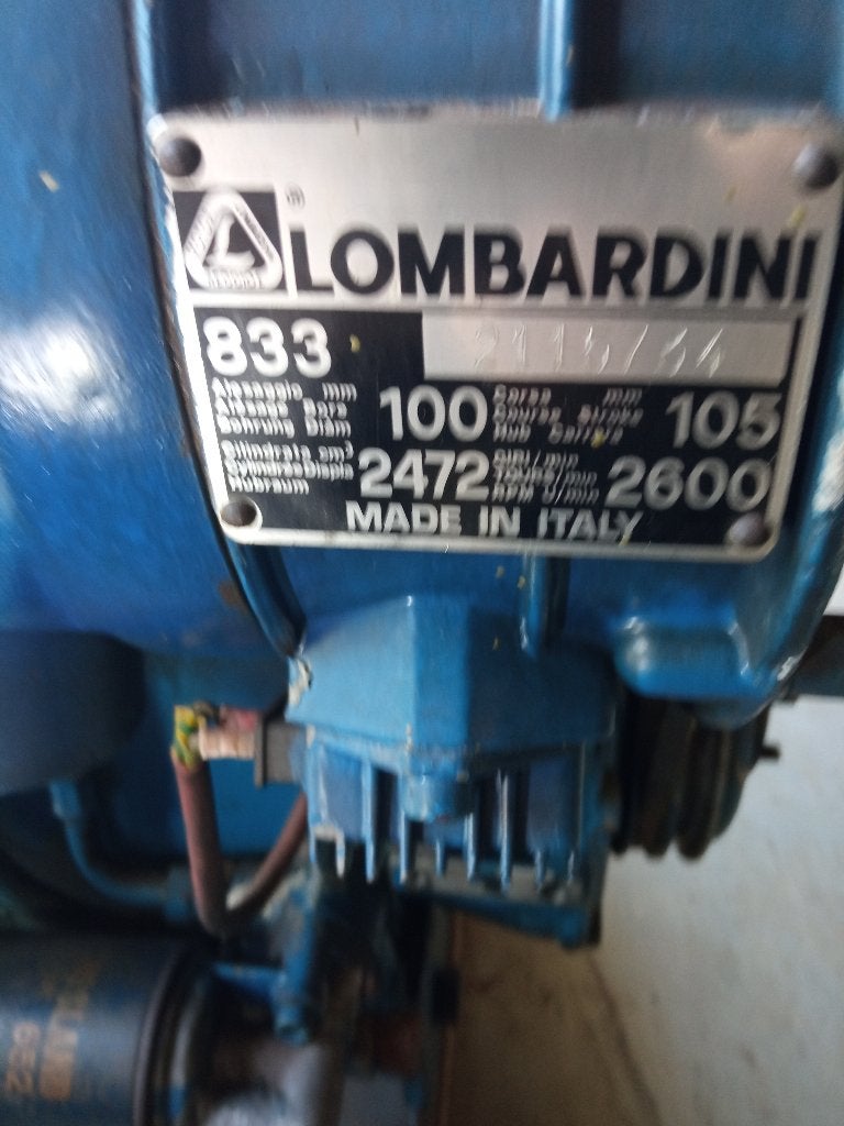 LOMBARDINI 833 dieselmotor, Ophalen, Gebruikt, Dieselmotor, 1800 rpm of meer