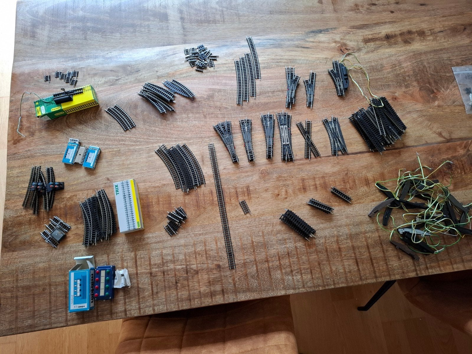 Minitrix rails, aansluitmaterialen, accessoires, Gebruikt, Gelijkstroom, Trix, Rails