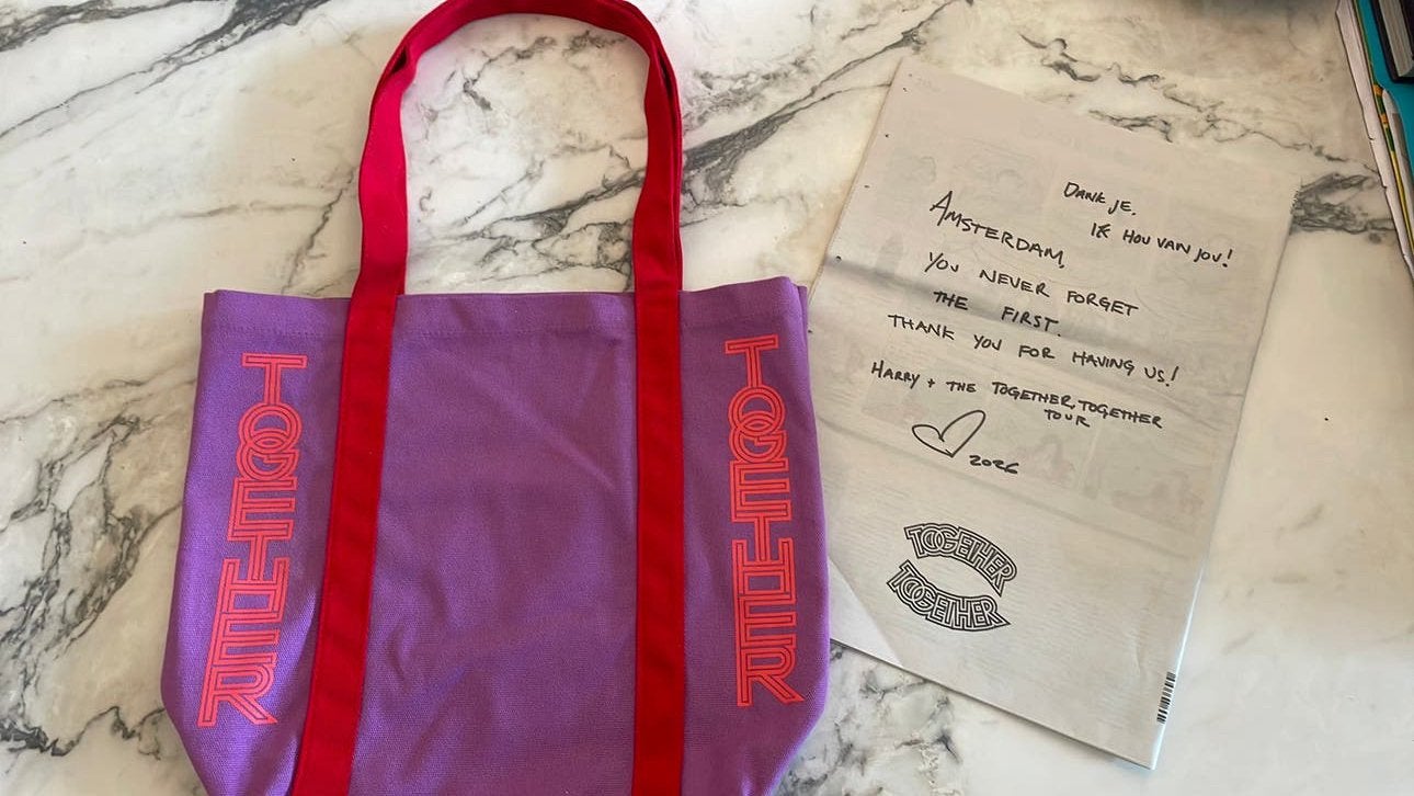 Harry Styles Tote bag/tas & Parool Harry Styles advertentie, Boeken, Tijdschriften en Kranten, Ophalen of Verzenden, Gelezen, Muziek, Film of Tv