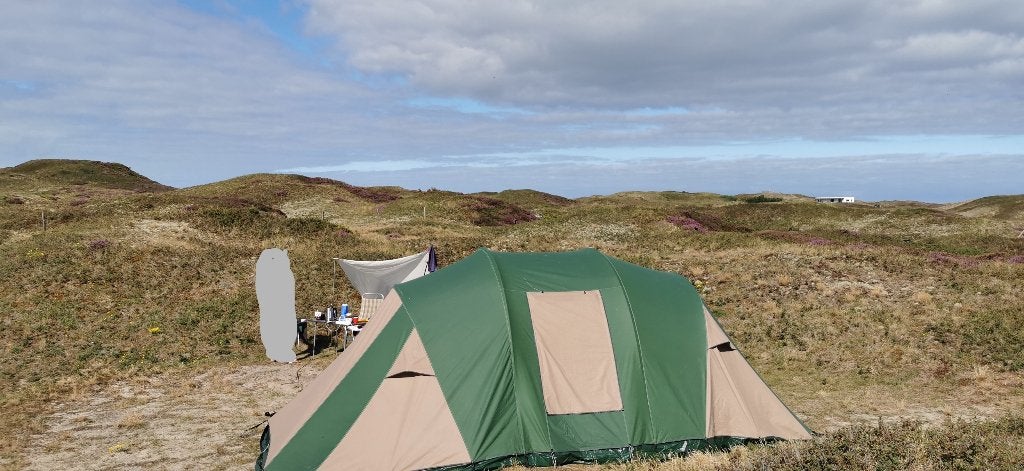 Falco Steenarend 4 tent inclusief luifel, Caravans en Kamperen, Tenten, Ophalen, Gebruikt, Tot en met 4