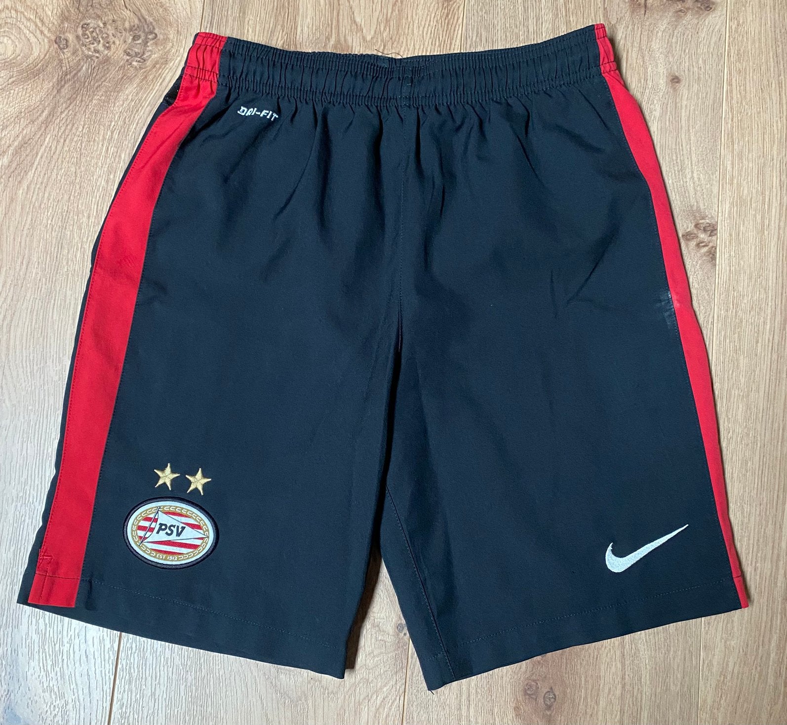 PSV korte broek, maat L, Ophalen of Verzenden, Zo goed als nieuw, Zwart, Voetbal