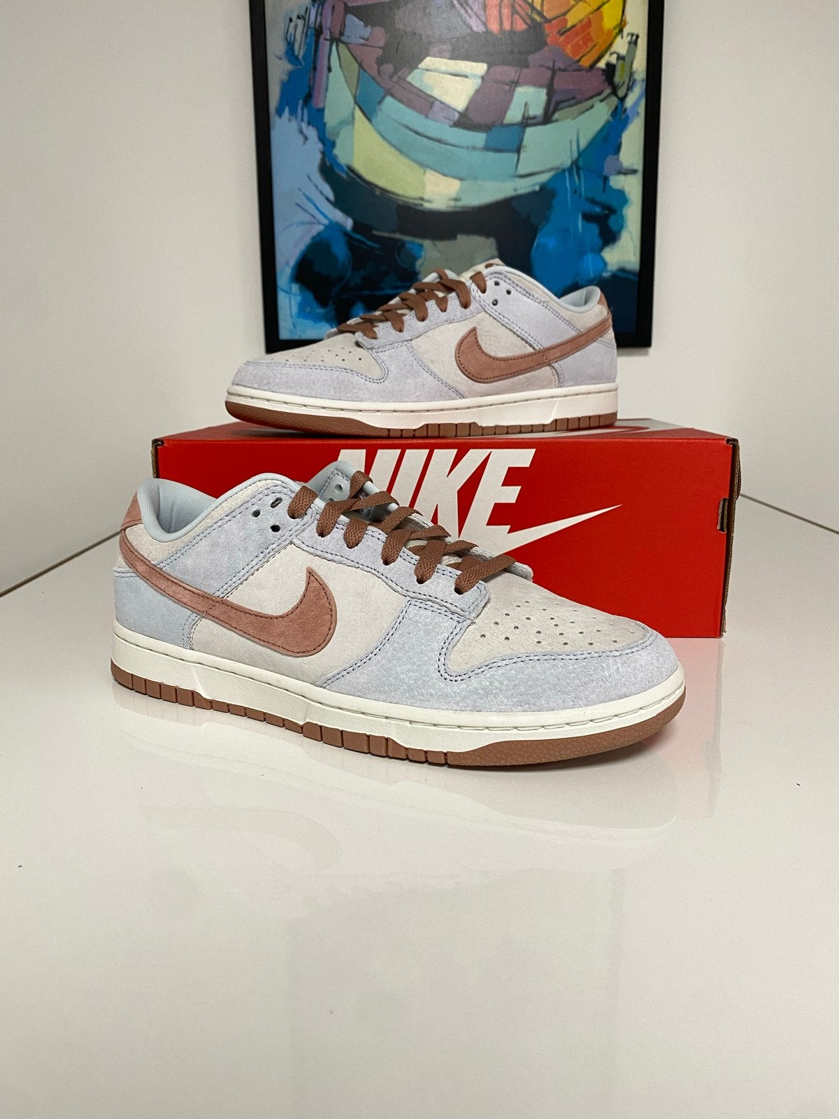 Nike Dunk Low Fossil Rose, Overige kleuren, Verzenden, Sneakers of Gympen, Zo goed als nieuw