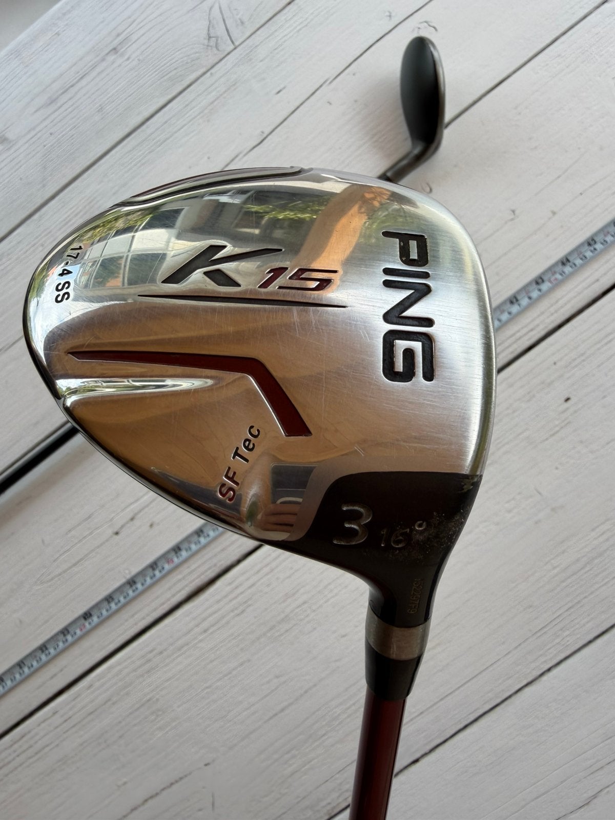 Ping K15 Fairway Wood 3 (16) Regular Graphite, Midsize Grip, Ophalen of Verzenden, Gebruikt, Club, Ping