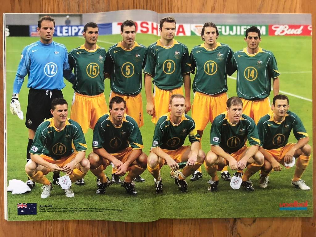 Mooie poster Australië/FFA/The Socceroos 2005 - VI, Verzamelen, Ophalen of Verzenden, Zo goed als nieuw, Buitenlandse clubs, Poster, Plaatje of Sticker