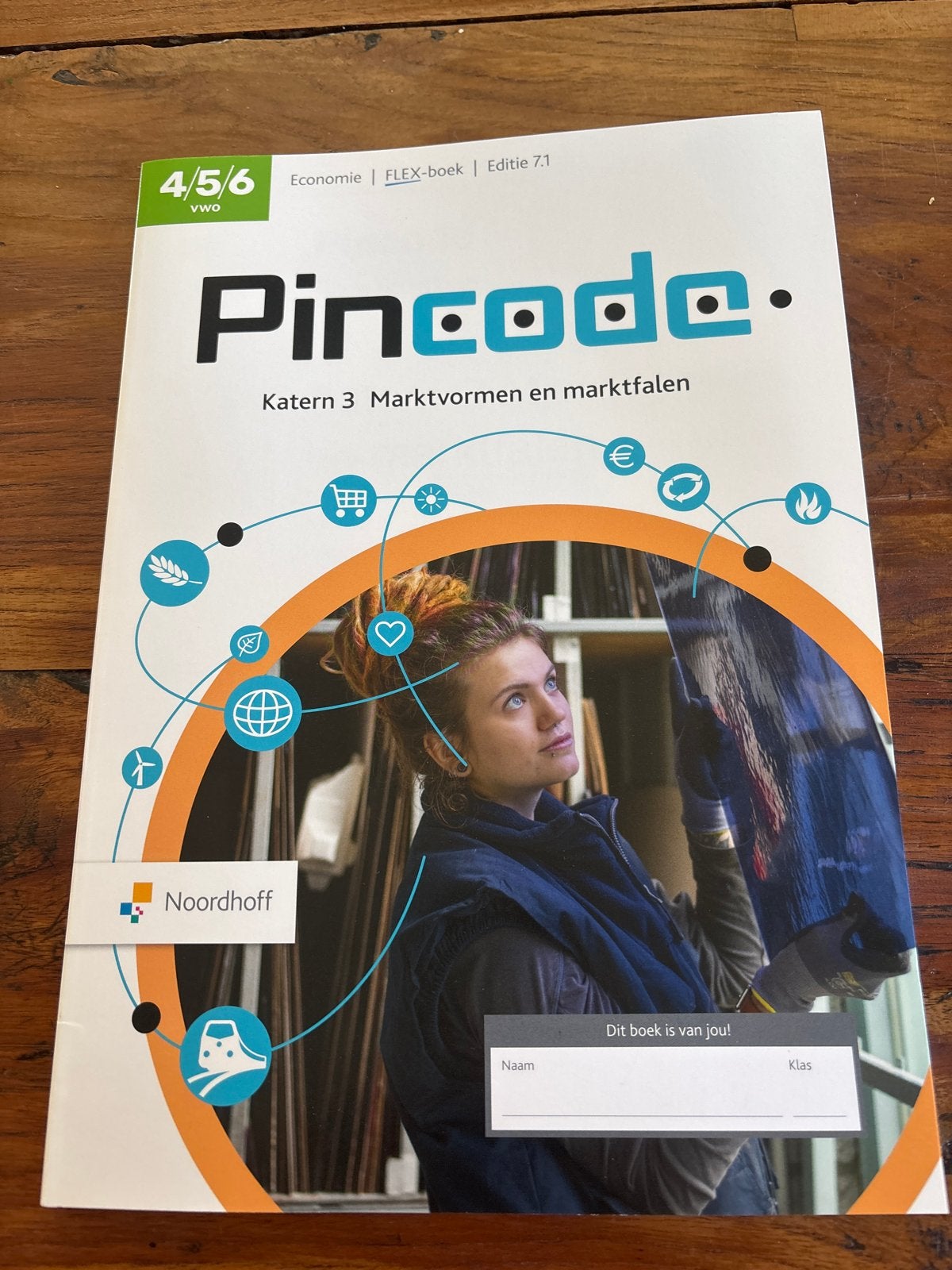 Pincode Economie 4/5/6 vwo Katern 3 Marktvormen, Ophalen of Verzenden, Gamma, Zo goed als nieuw