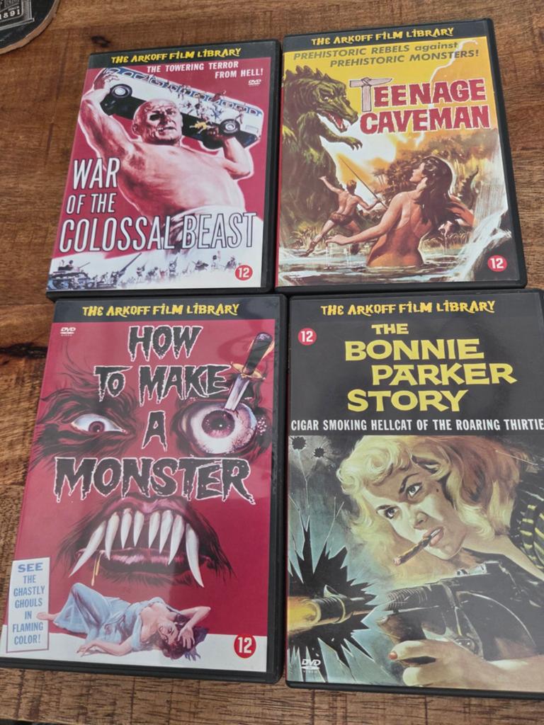 4 x Samuel z arkoff dvds, Vanaf 16 jaar, Ophalen of Verzenden, Zo goed als nieuw, Actie en Avontuur