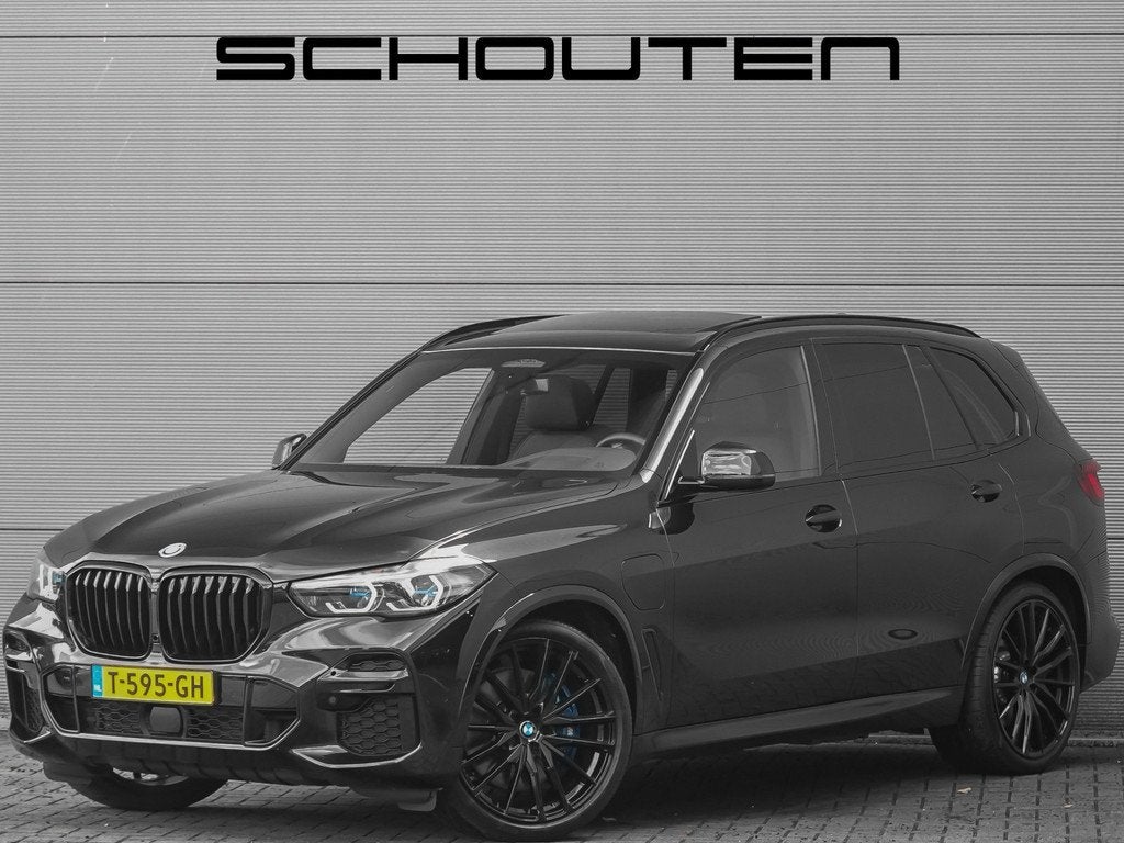 BMW X5 xDrive45e High Executive M-Sport Pano Laser ACC HUD K, 12 maanden, Automatische klimaatregeling, Gebruikt, Zwart