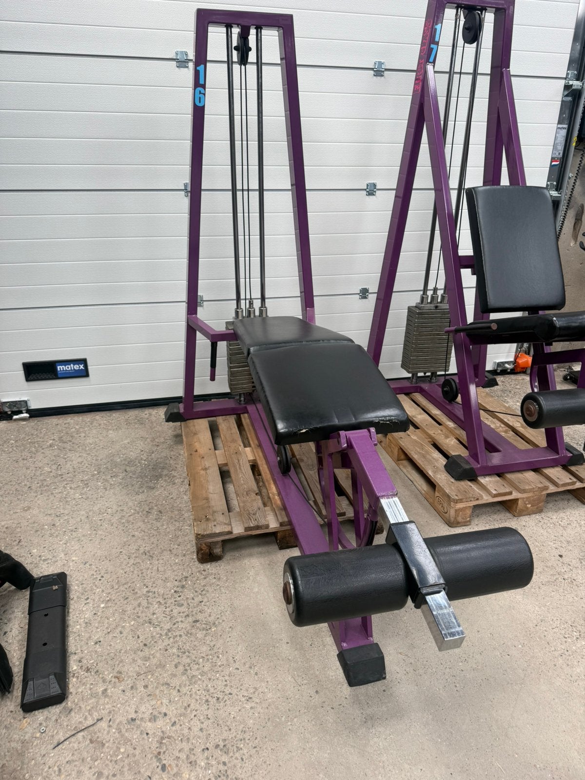 First class liggende leg curl en leg extension, fitness, Sport en Fitness, Ophalen, Benen, Gebruikt, First class