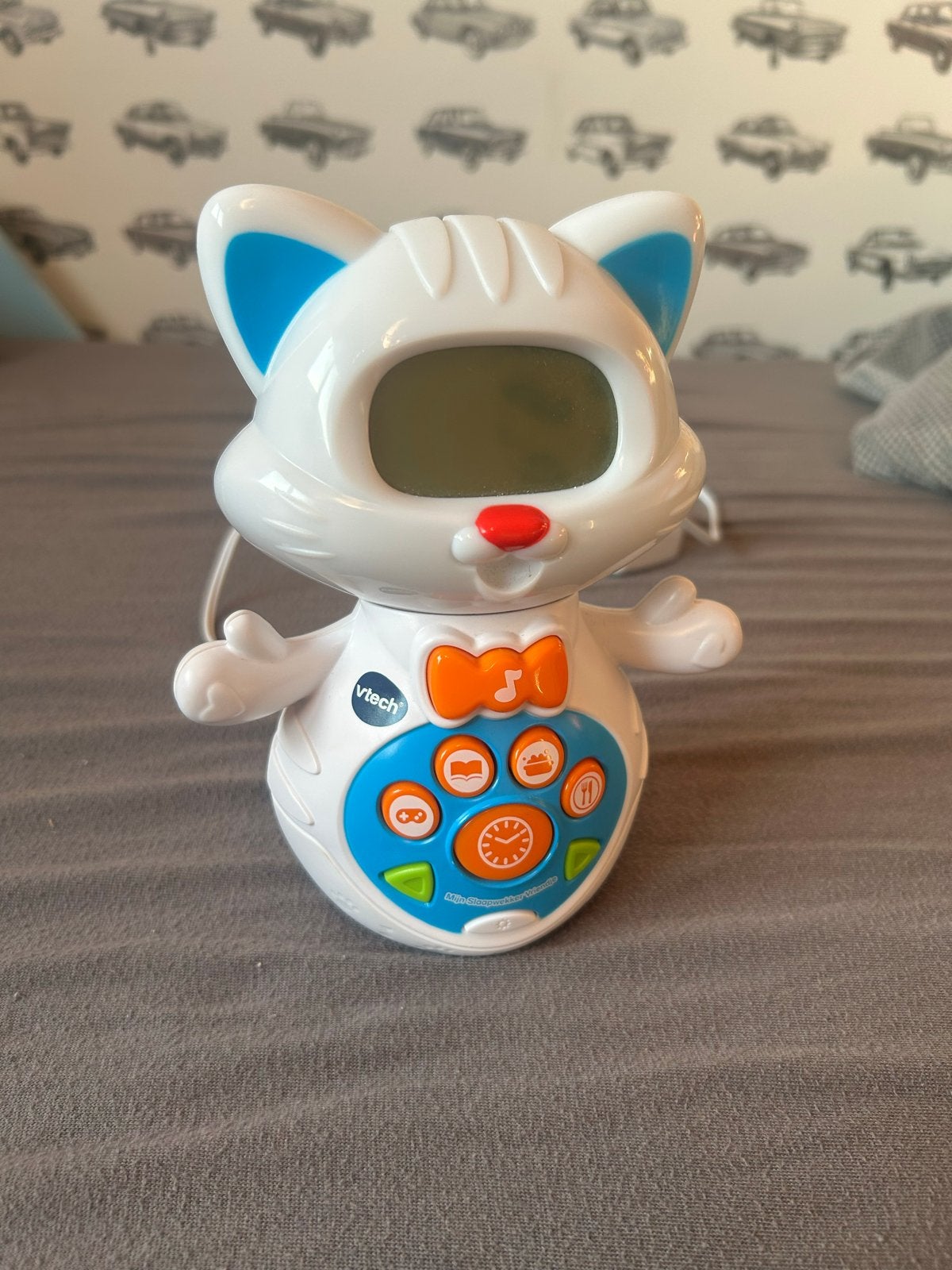 VTech Kinderwekker Kat  Wekker, Ophalen, Meerkleurig, Werkt op batterijen, Zo goed als nieuw