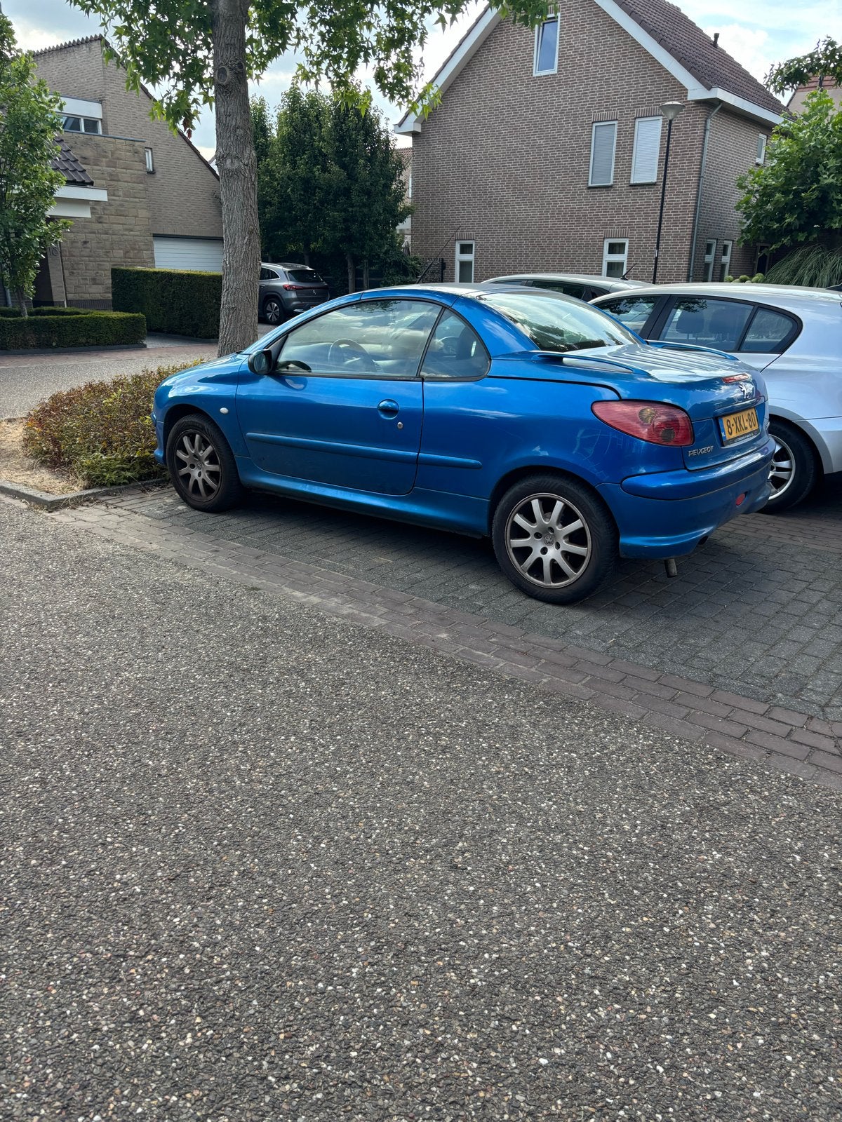 Peugeot 206 1.6 16V CC 2003 Blauw, Auto's, Peugeot, Voorwielaandrijving, 4 cilinders, Cabriolet, 14 km/l