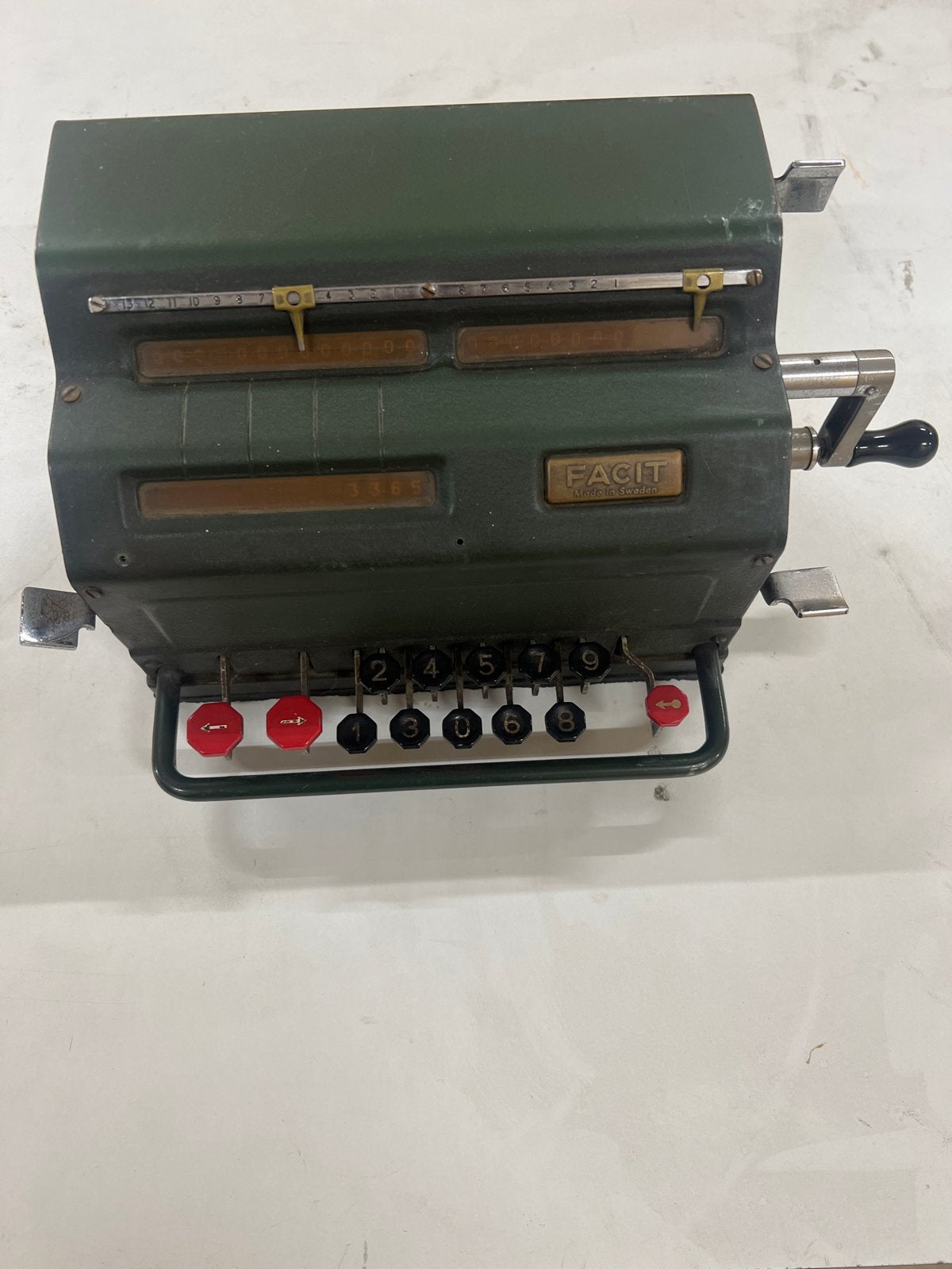 Vintage Facit Telmachine - Mechanische Rekenmachine, Ophalen of Verzenden