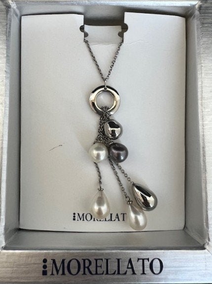 NIEUW Morellato Oriente ketting met parelkettinkjes, Verzenden, Nieuw, Zilver, Overige materialen