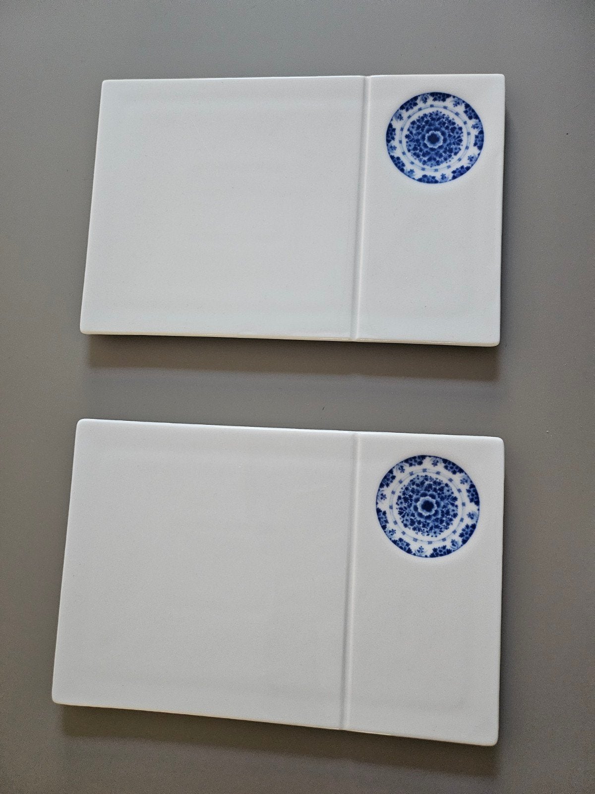 Royal Delft Blue sushi borden, Ophalen of Verzenden, Porselein, Overige stijlen, Bord(en)