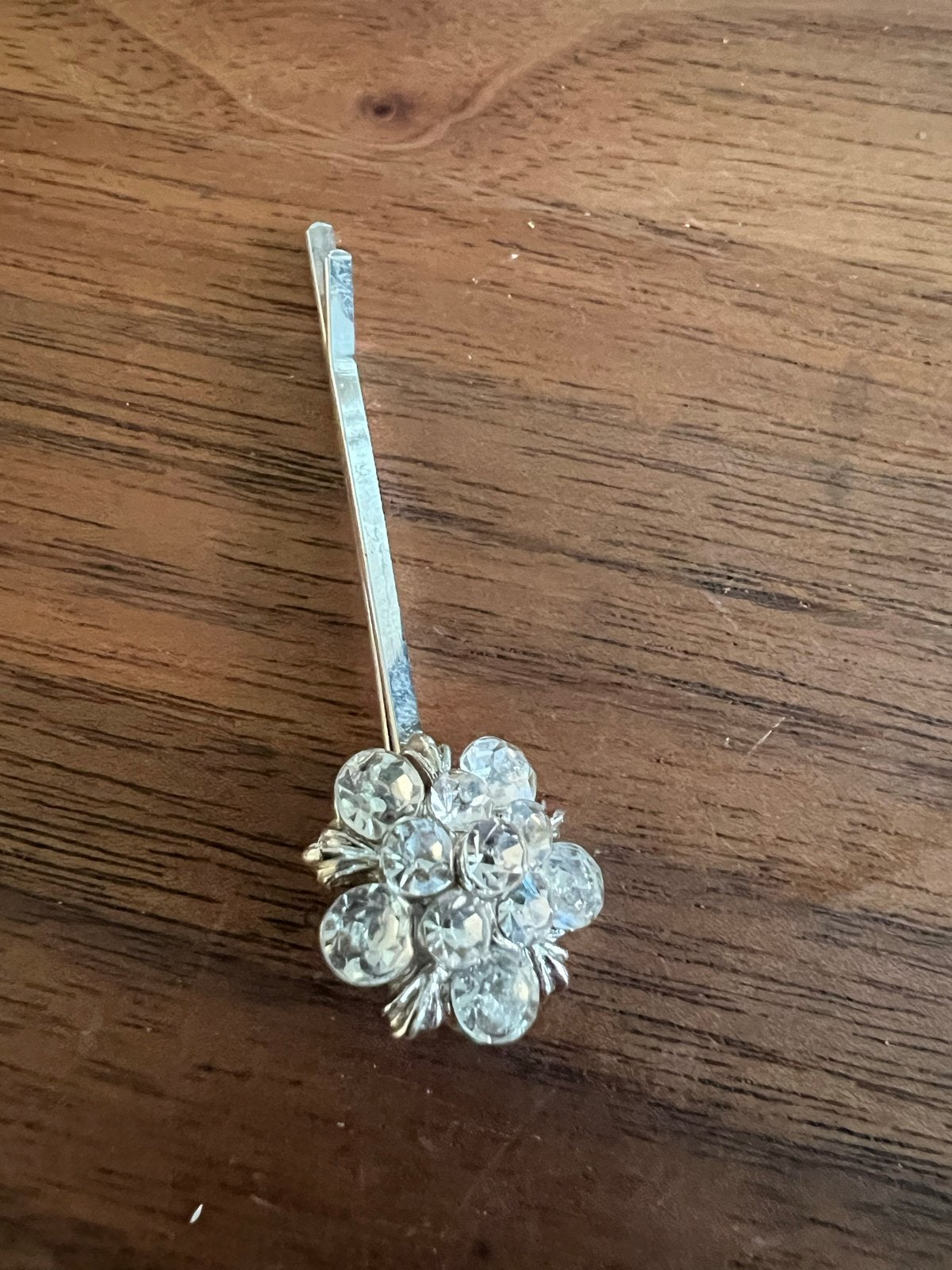 Haarspeld met strass bloem, Ophalen of Verzenden, Zo goed als nieuw