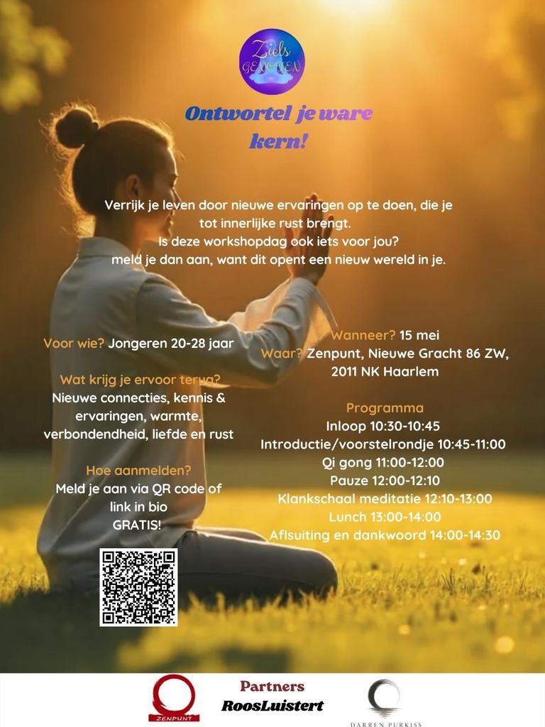 Workshops Qi gong & Ankh Discovey 15 mei!, Drie personen of meer