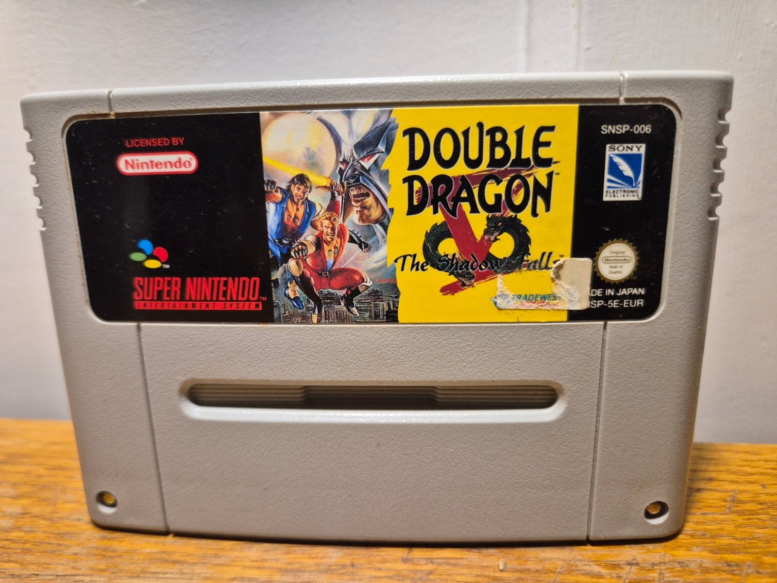 Double Dragon V the Shadow Falls SNES, Spelcomputers en Games, Avontuur en Actie, 1 speler, Ophalen of Verzenden, Zo goed als nieuw