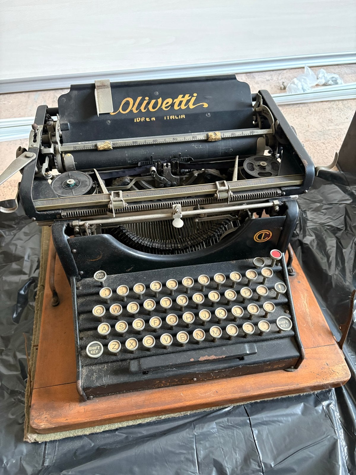 Olivetti typemachine, Diversen, Typemachines, Ophalen of Verzenden, Gebruikt