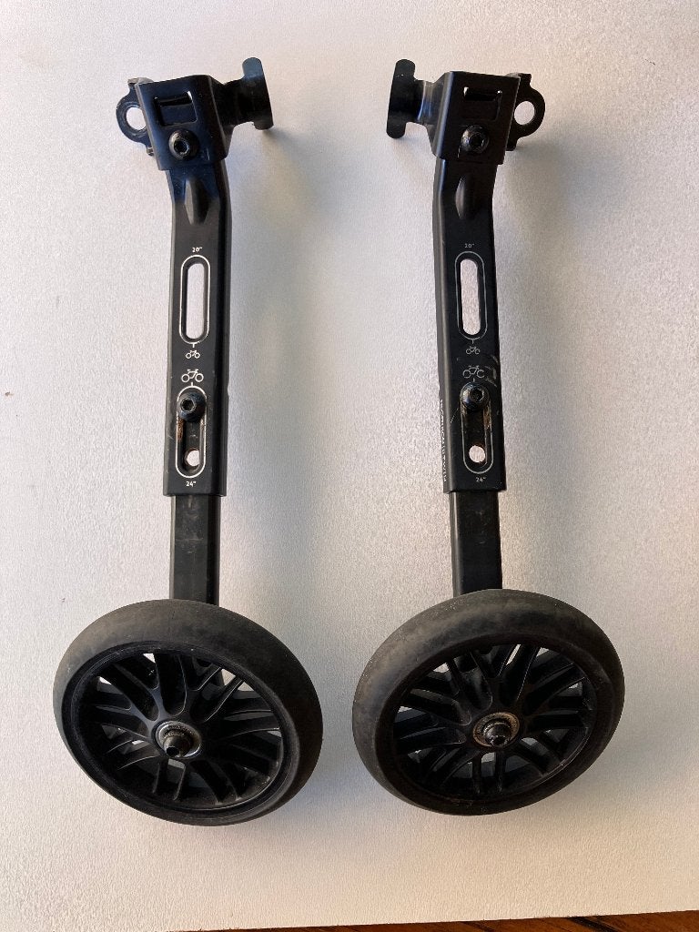 Decatlon Zijwieltjes voor 20 tot 24 inch fietsje, Ophalen, Gebruikt, 20 inch of meer, Zijwieltjes