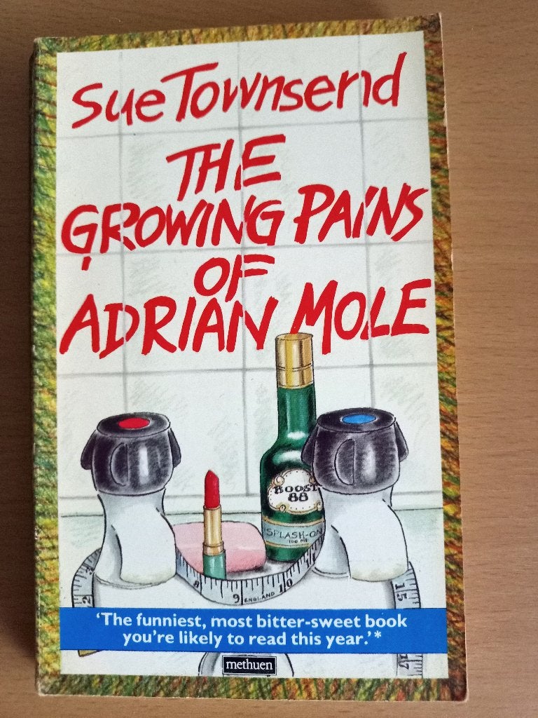 Sue Townsend — The Growing Pains of Adrian Mole, Ophalen of Verzenden, Gelezen, Sue Townsend