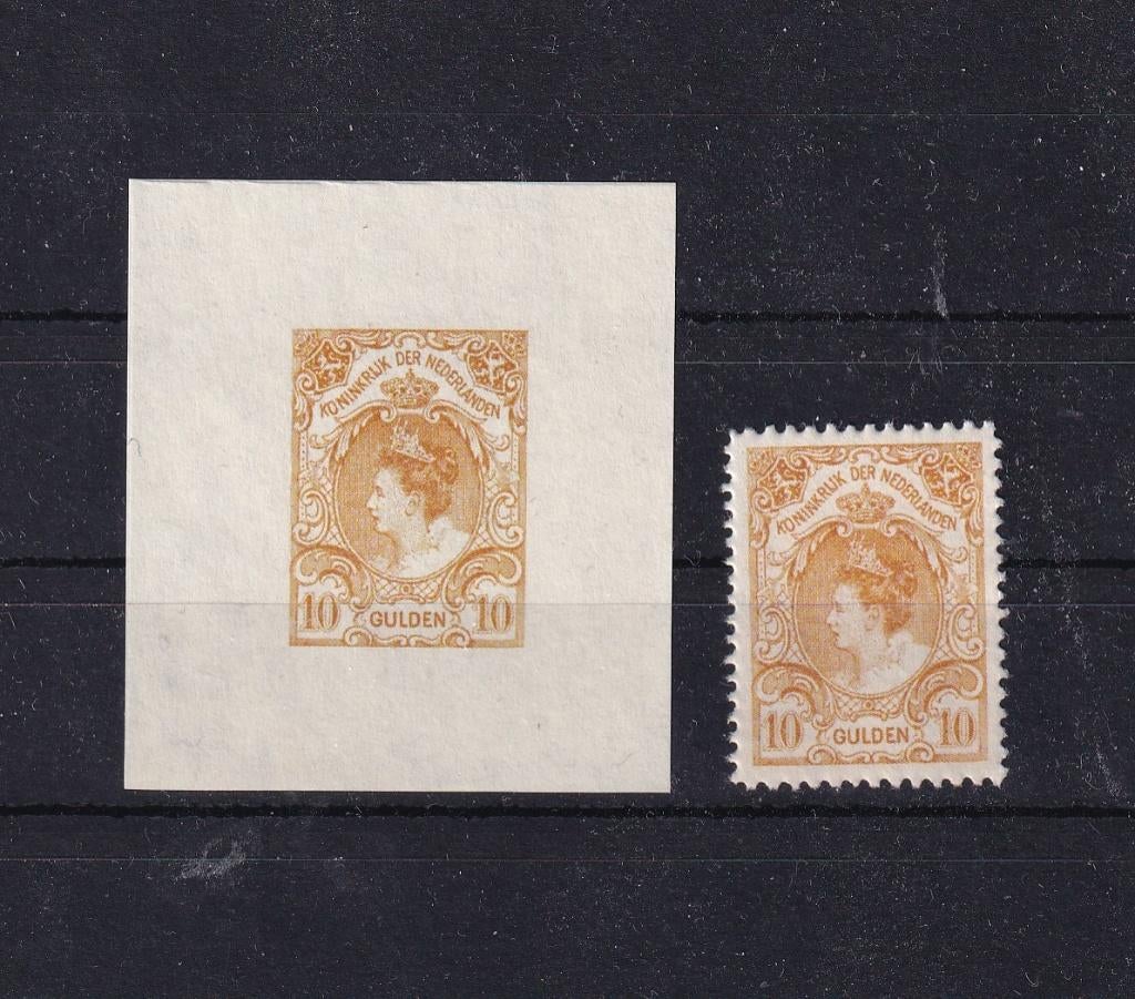 A2) 1899 Nl nr 80 met proef postfris MNH geen garantie, Postzegels en Munten, Verzenden, T/m 1940, Postfris