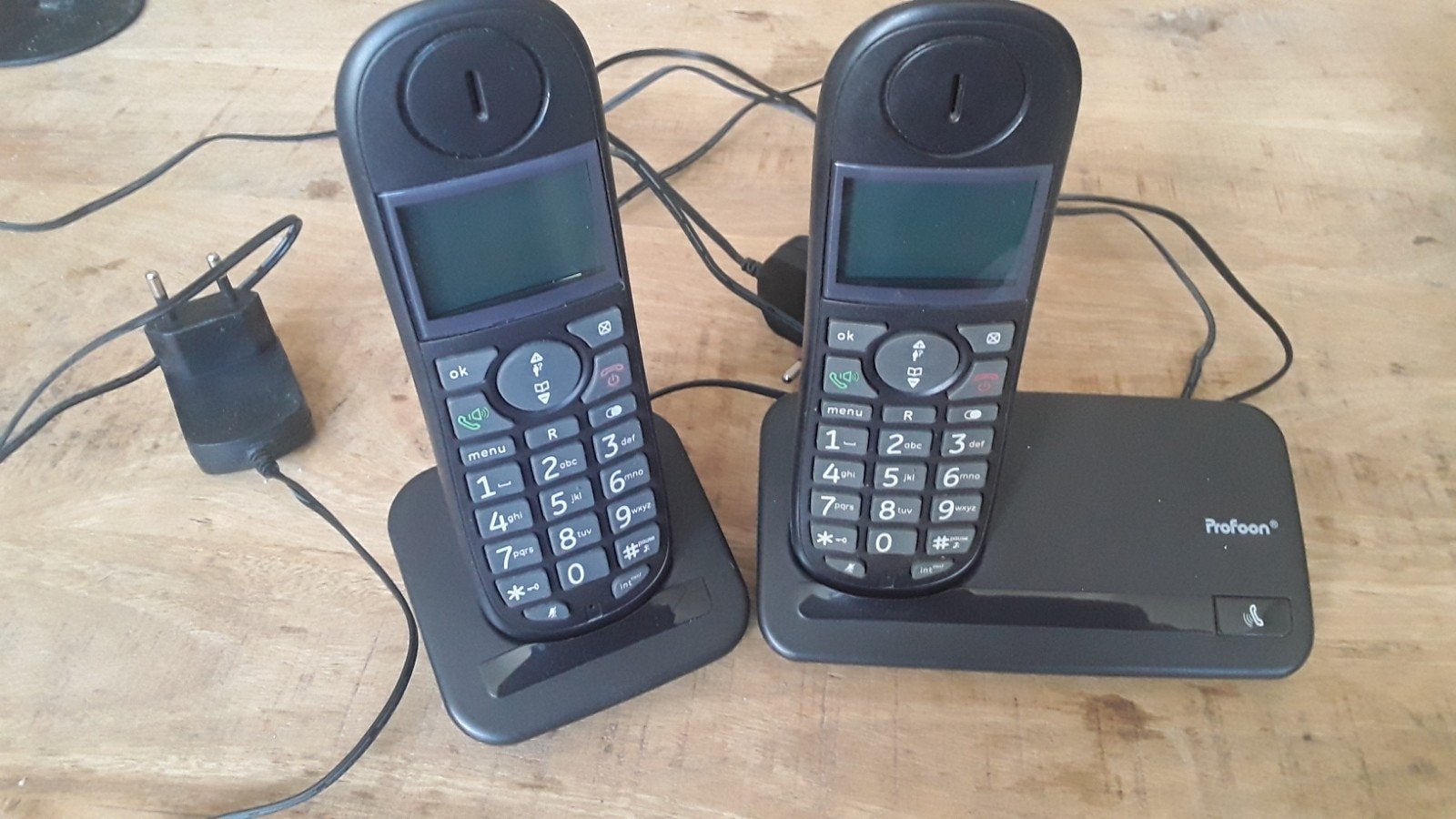 draadloze huistelefoon, Ophalen, 2 handsets