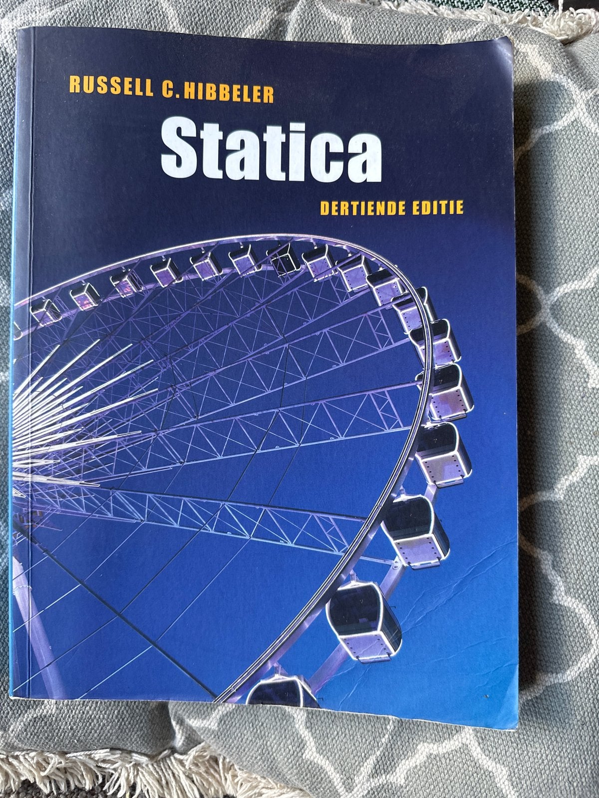 Statica - Dertiende Editie - Russell C. Hibbeler, Boeken, Ophalen of Verzenden, Beta, Zo goed als nieuw, HBO
