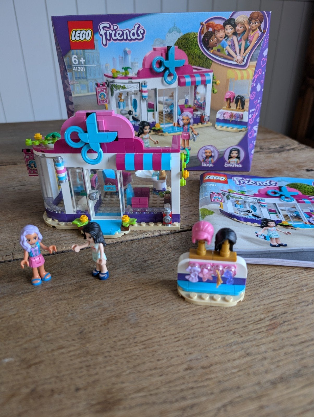 Lego Friends kapsalon 41391 COMPLEET, Ophalen of Verzenden, Zo goed als nieuw