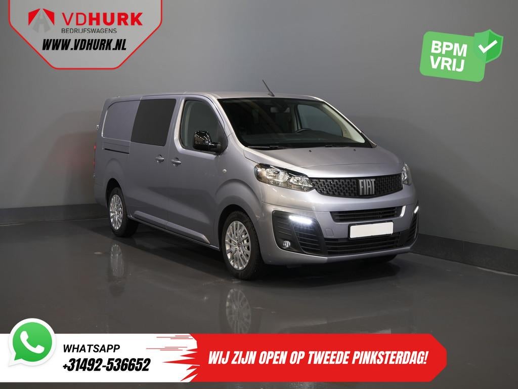 Peugeot Expert (Fiat Scudo) 2.0 MJ 145 pk DC Dubbel Cabine 6, Auto's, Bestelauto's, Voorwielaandrijving, 145 pk, Stof, Gebruikt
