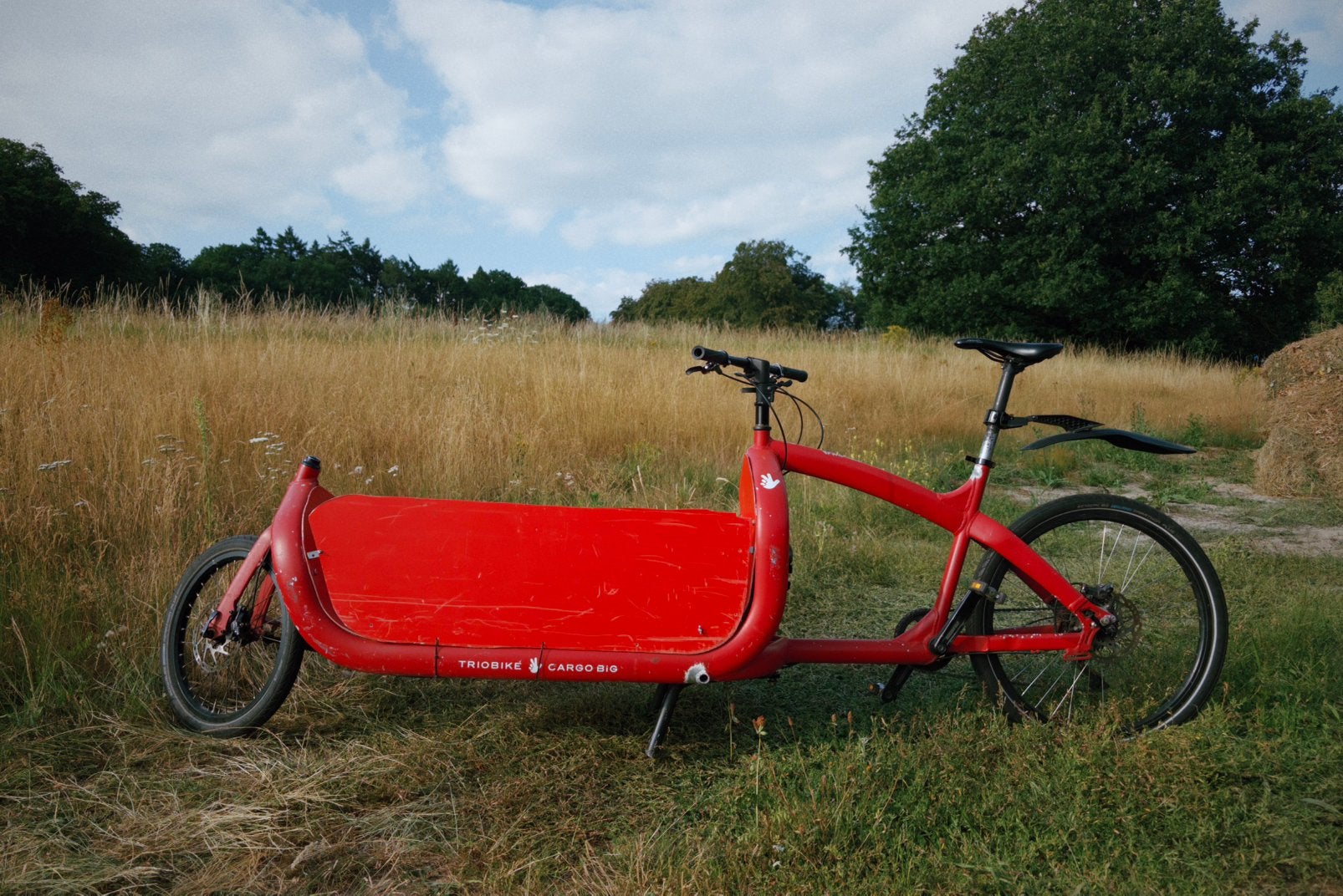 Triobike Cargo Big mechanische bakfiets, Gebruikt, Goederen, Schijfrem, Ophalen