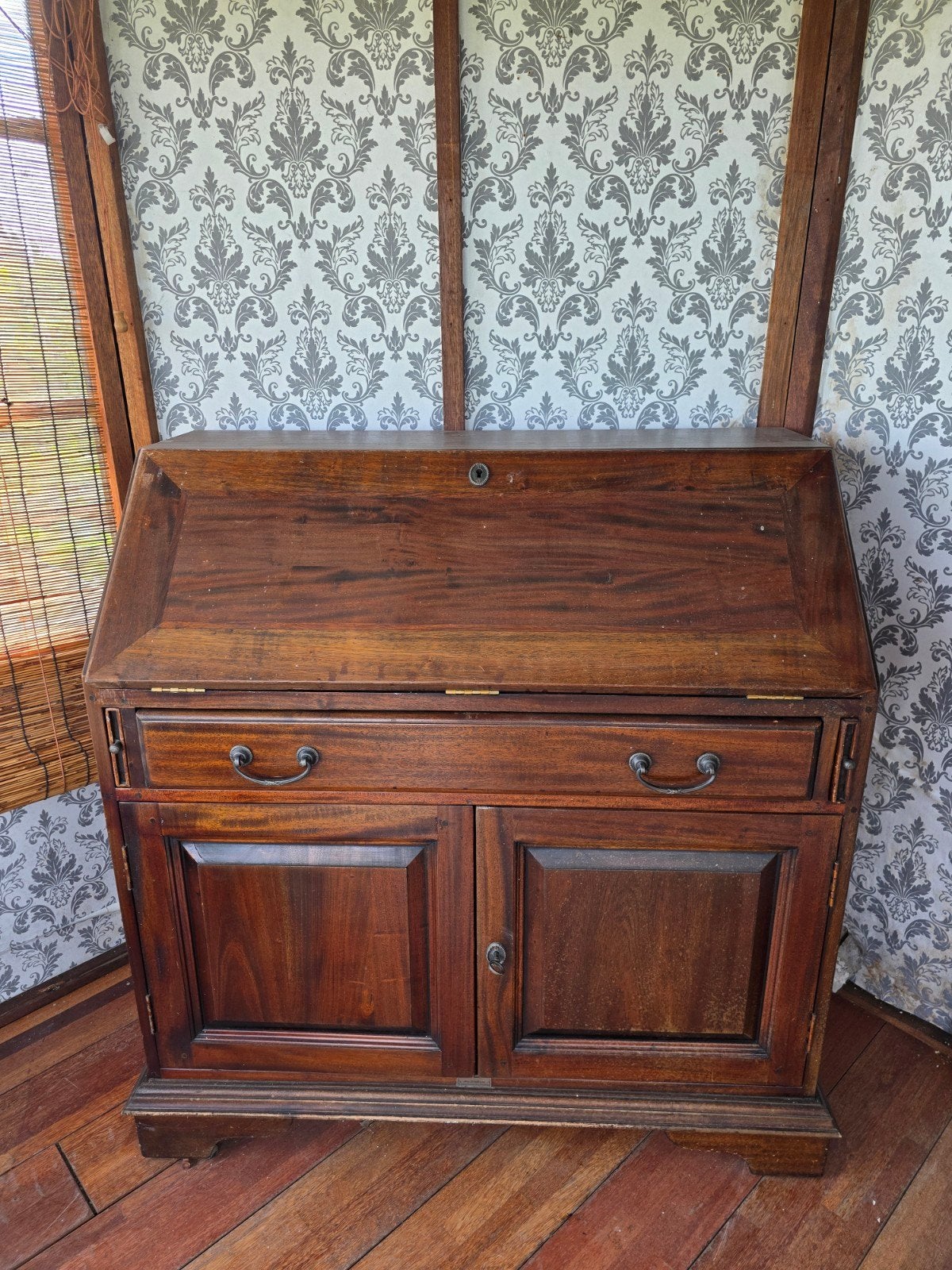 Mahoniehouten Jan Frantzen secretaire, Ophalen, Gebruikt