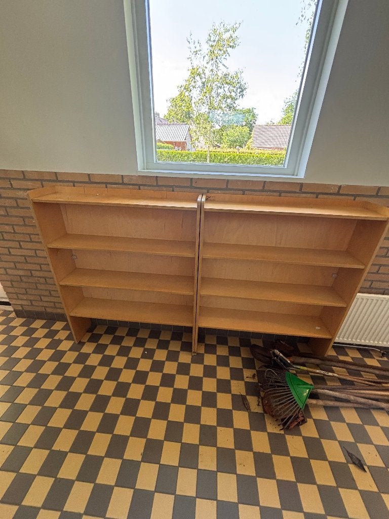 Boekenkast, Huis en Inrichting, Kasten | Boekenkasten, Ophalen, 100 tot 150 cm, 50 tot 100 cm, Zo goed als nieuw