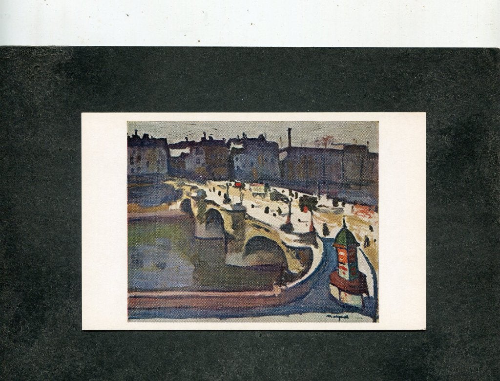 Ansicht Albert Marquet - The Pont Neuf, Verzenden, 1980 tot heden, Ongelopen, Overige thema's