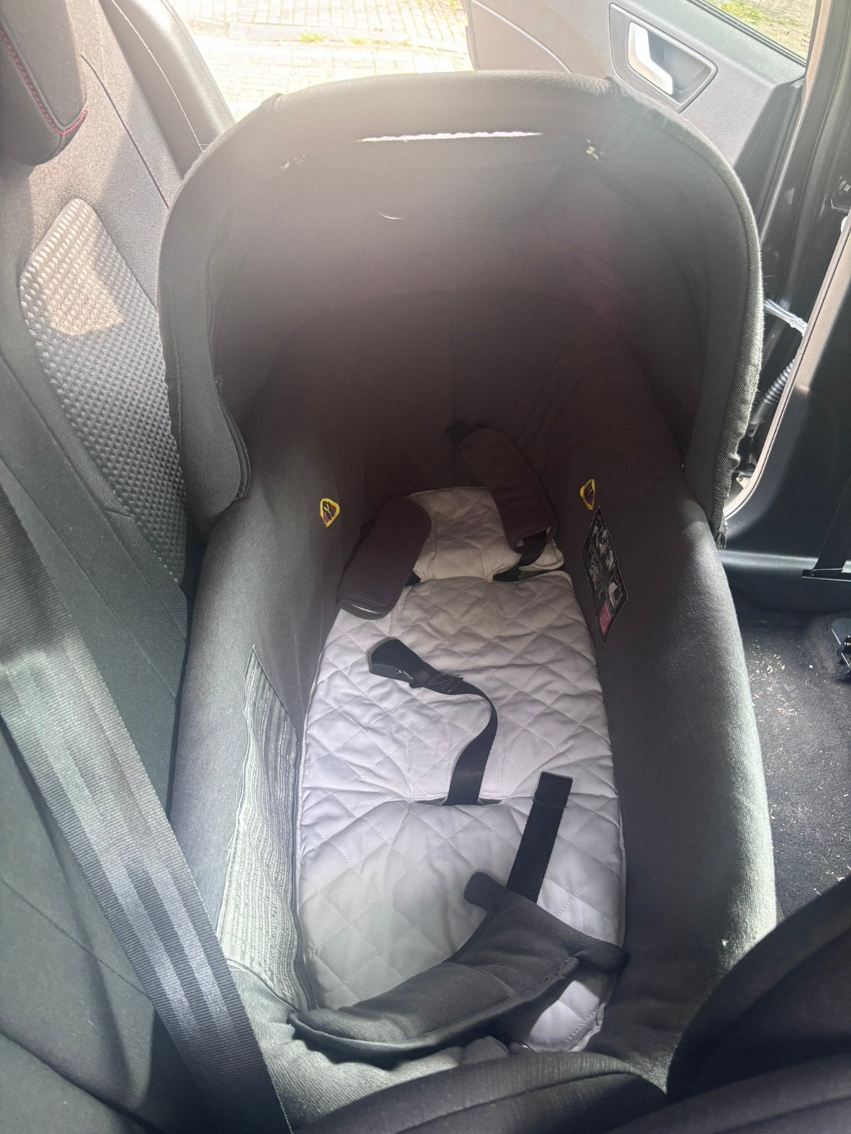 Reiswieg Bébé confort Amber (vergelijkbaar maxi cosi Jade), Overige merken, Autogordel, 0 t/m 18 kg, Slaapstand