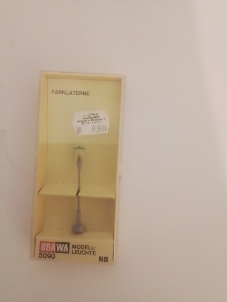 Brawa Spur HO Parklaterne, Art. 5090  NEU, Overige merken, Gelijkstroom, Verzenden, Overige typen