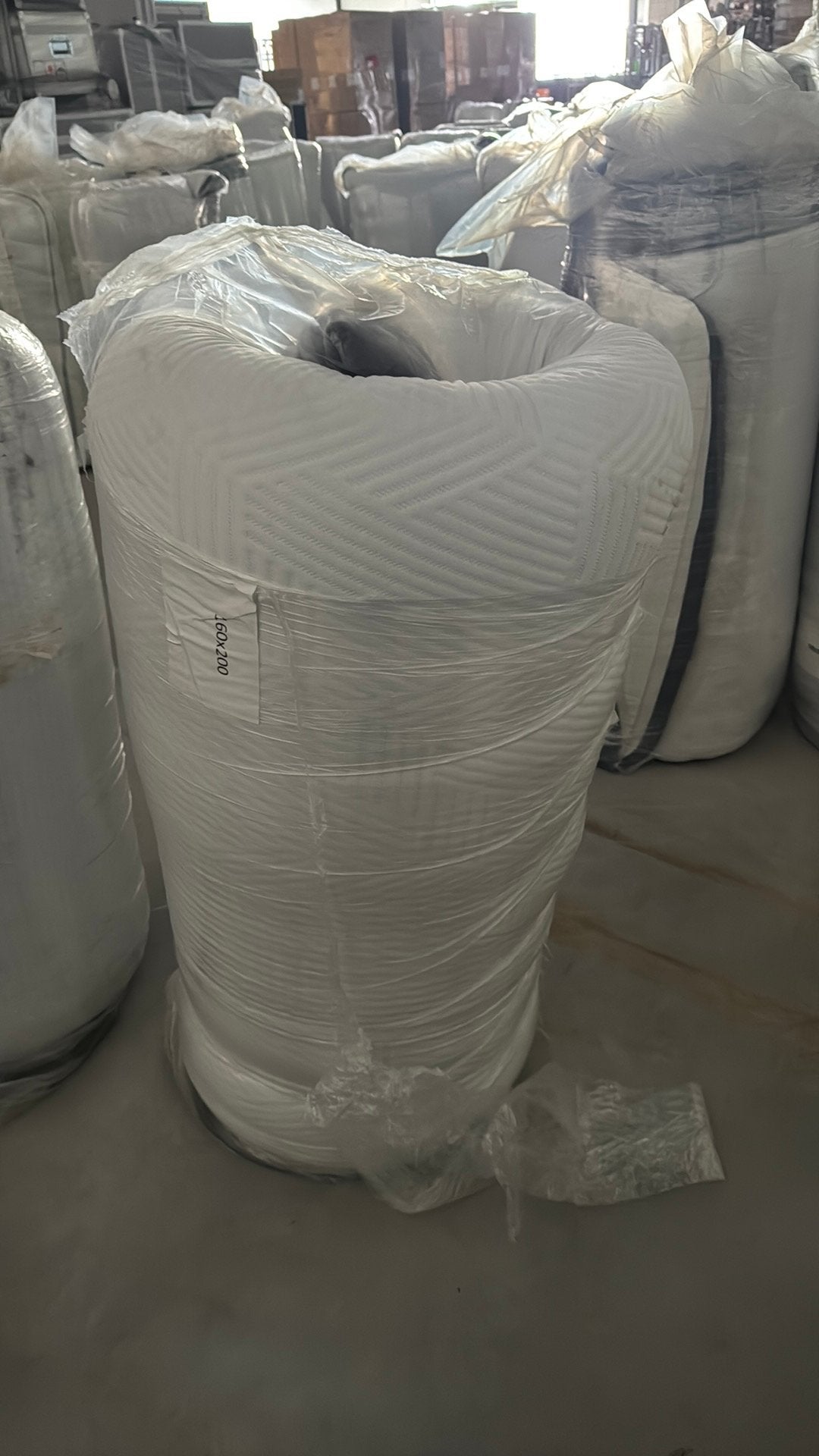 160x200 Emma Airgrid matras met transport vlekken, Huis en Inrichting, Slaapkamer | Matrassen en Bedbodems, Ophalen, Zo goed als nieuw