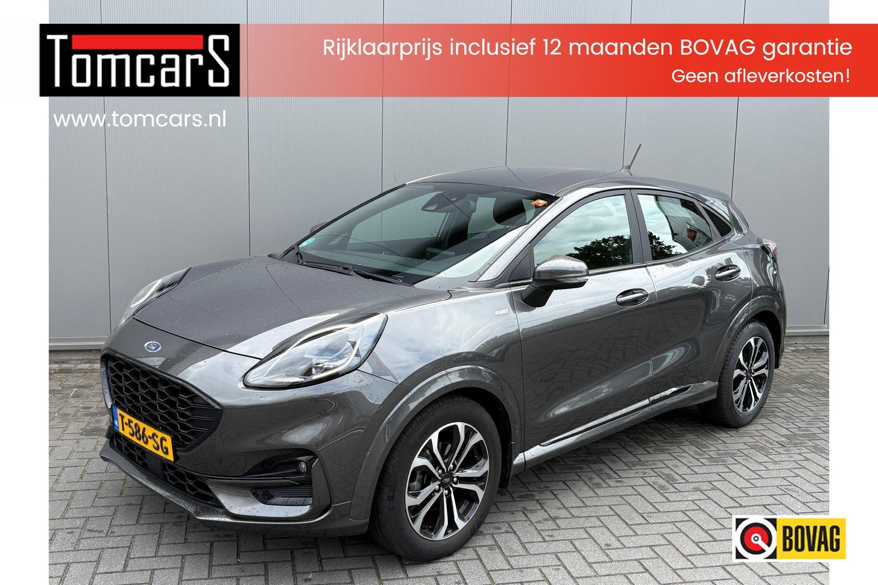 Ford Puma 125PK EcoB. Hybrid ST-Line Navigatie/Parkeerhulp/S, Auto's, Ford, 12 maanden, 125 pk, Euro 6, Lichtsensor