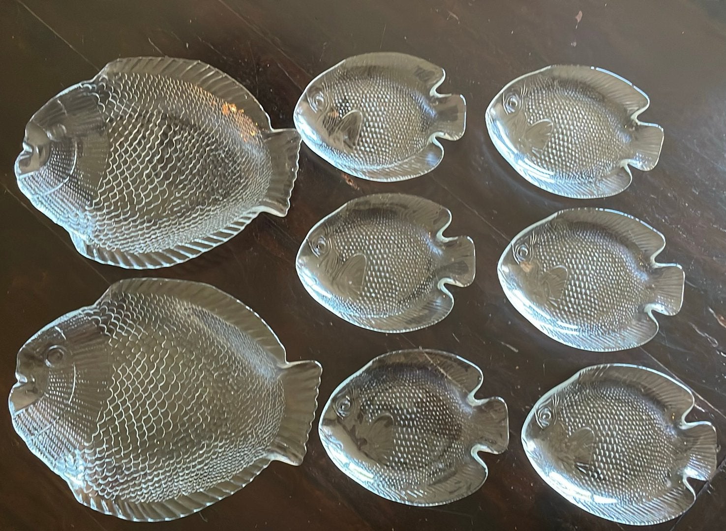 Vintage glazen Arcoroc visborden, Ophalen of Verzenden