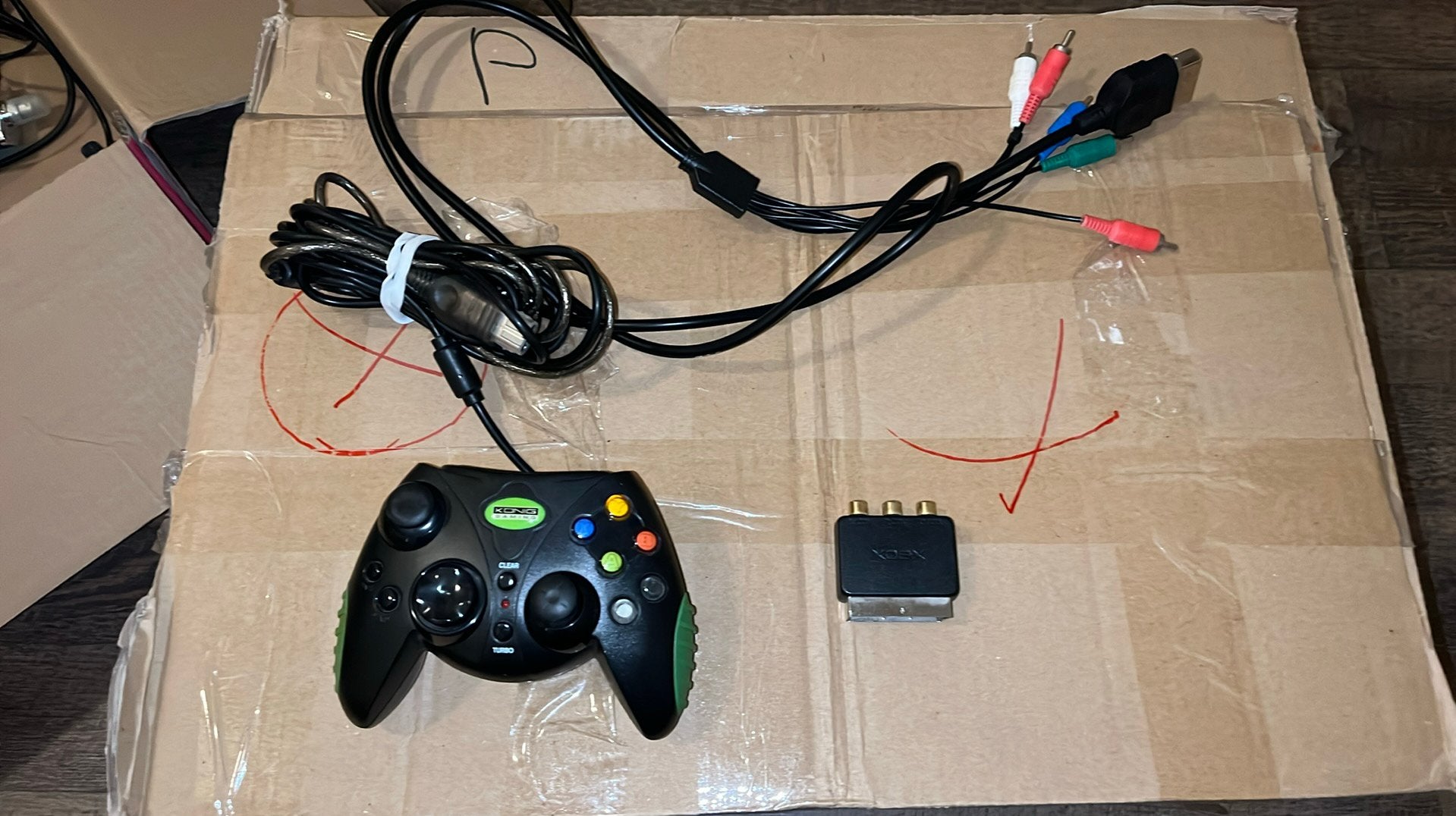 Xbox controller en rgb kabel, Spelcomputers en Games, Ophalen of Verzenden, Zo goed als nieuw, Controller, Xbox Original