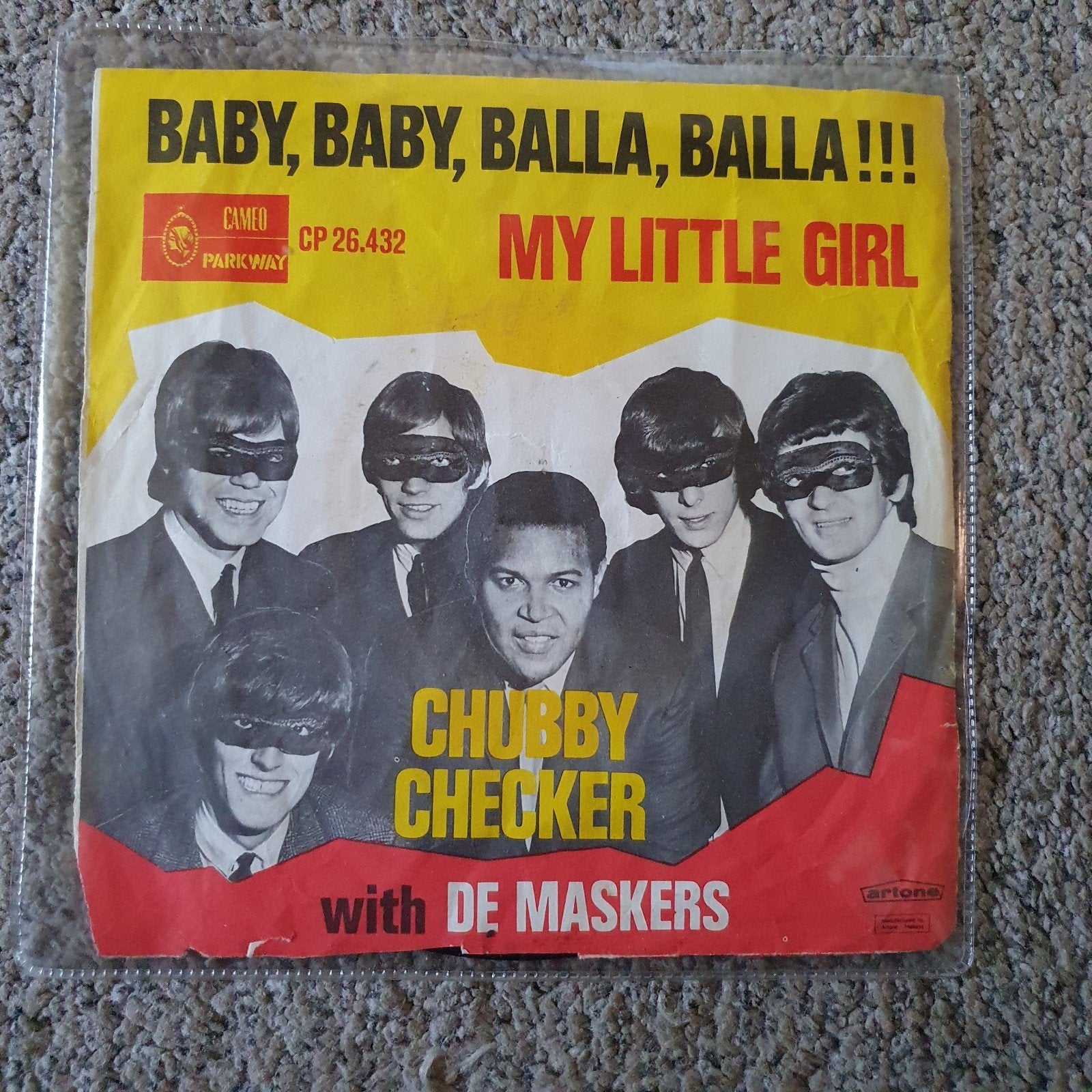 Chubby Chcker with de maskers  - Baby,Baby, Balla,  Balla!!!, Ophalen of Verzenden, Zo goed als nieuw, Poprock