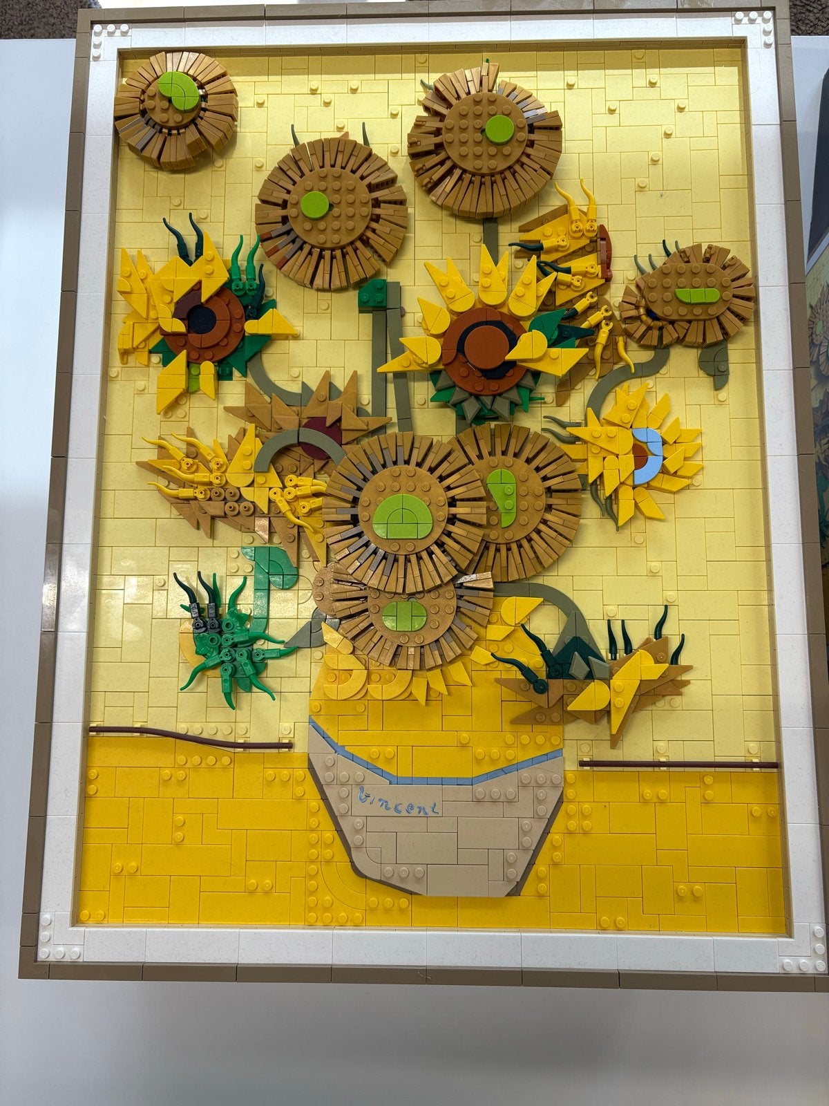 Lego Art Vincent van Gogh - Sunflowers, Ophalen of Verzenden, Zo goed als nieuw, Overige merken