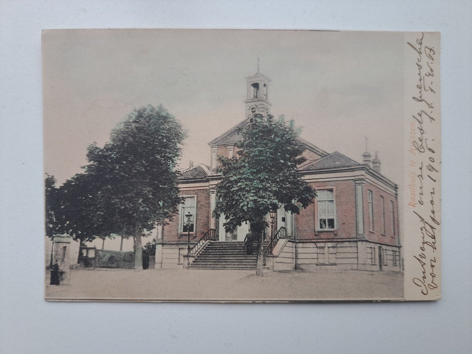 Huissen, Raadhuis, Ophalen of Verzenden, Voor 1920, Gelopen, Noord-Brabant