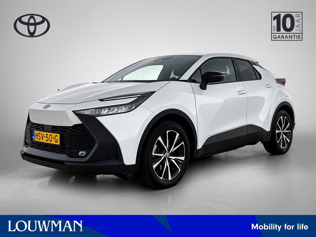 Toyota C-HR 2.0 Plug-in Hybrid 220 Dynamic | NL dealeronderh, Auto's, Toyota, 12 maanden, Stof, 4 cilinders, Wit