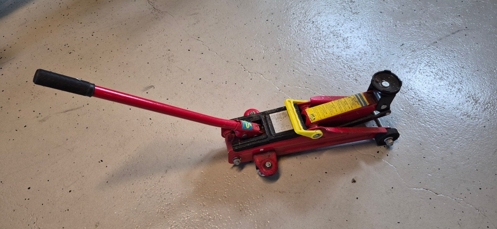 Garagekrik 2 ton - Max. hoogte 345 mm, Auto diversen, Krikken, Gebruikt, Garagekrik, Hydraulisch, Ophalen