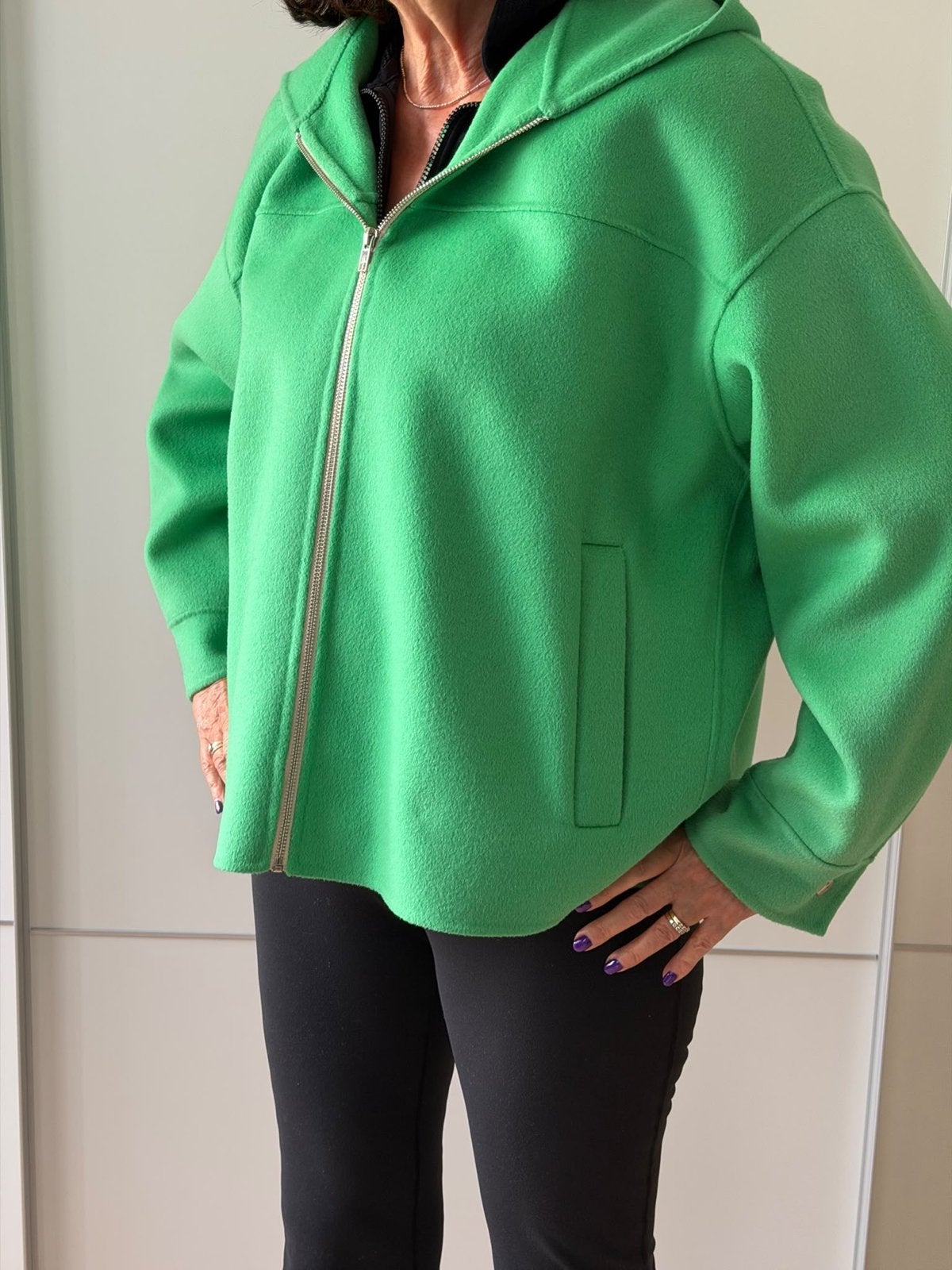 Arma 100% wollen jasje, groen, maat 40/42, Kleding | Dames, Ophalen of Verzenden, Zo goed als nieuw, Maat 42/44 (L), Groen