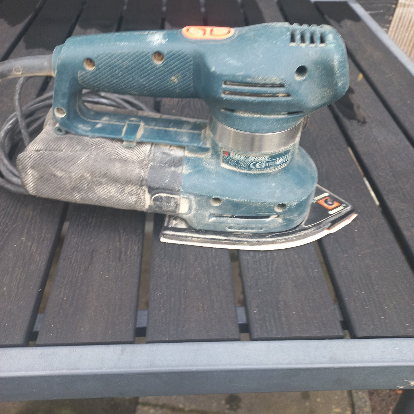 Black & Decker KA220 Vlakschuurmachine 155W, Ophalen, Gebruikt, Minder dan 600 watt, Vlakschuurmachine